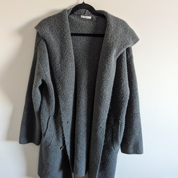 Dex- Grey/Green long Cardigan - Picture 1 of 3